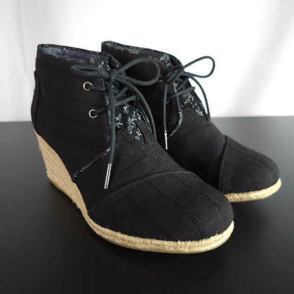 Toms - Desert Rope Wedges - Picture 2 of 10